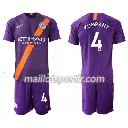 Maillot de Foot Manchester City Kompany 4 Enfant Troisieme 2018/19 Maillot de Foot Manchester City Kompany 4 Enfant Troisieme 2018/19
